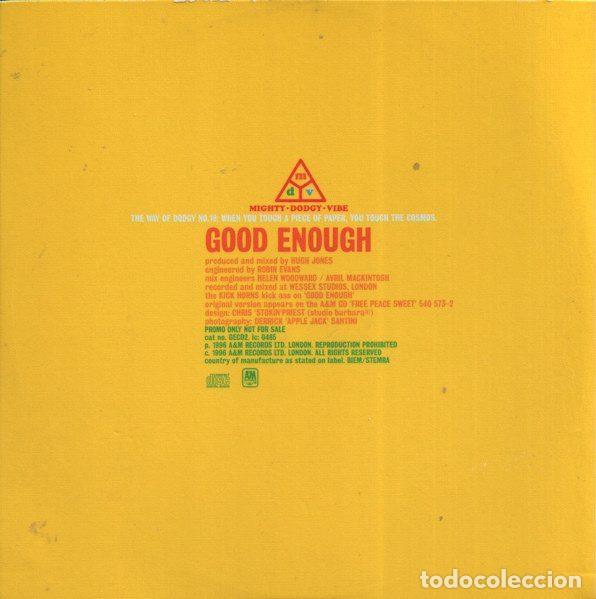 CDs de m&uacute;sica: Dodgy &ndash; Good Enough (CD, A&M Records GECD1) - Foto 2