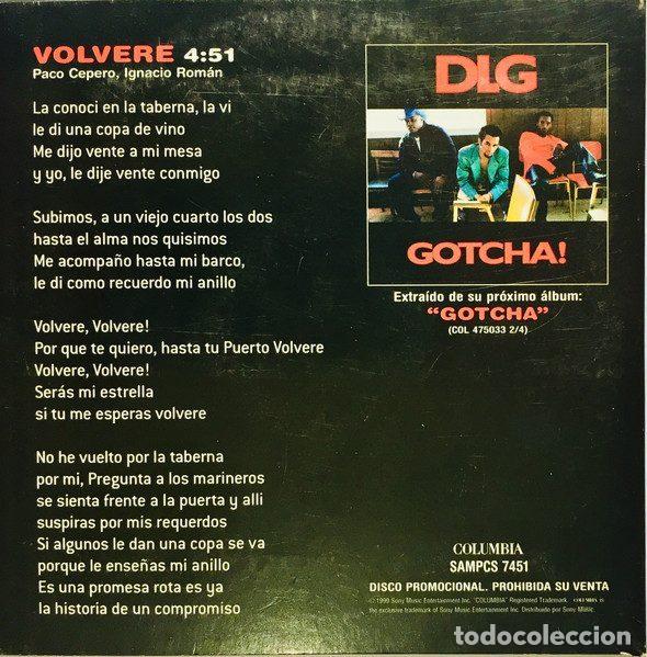 CDs de m&uacute;sica: DLG &ndash; Volvere (CD, Columbia SAMPCS 7451) - Foto 2
