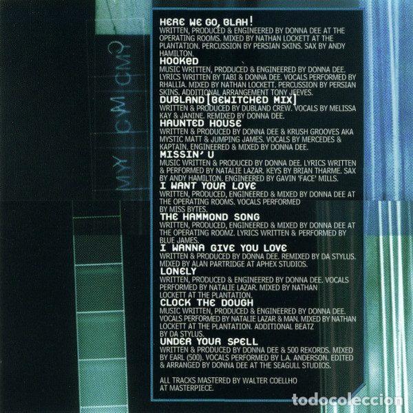 CDs de m&uacute;sica: Donna Dee &ndash; Spellbound (CD, Mecca Recordings meccd 004) - Foto 3