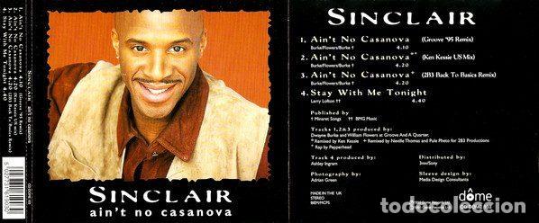 CDs de m&uacute;sica: Sinclair &ndash; Aint No Casanova (CD, Dome Records CD DOME 103) - Foto 7