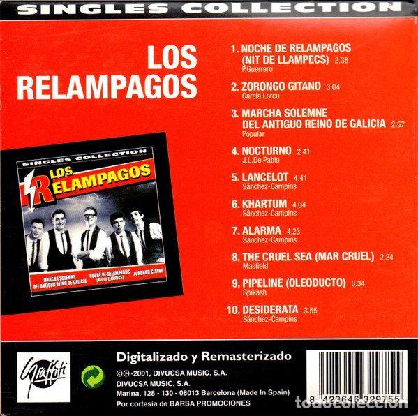 CDs de m&uacute;sica: Los Relampagos &ndash; Singles Collection (CD, Graffiti 32-975) - Foto 2
