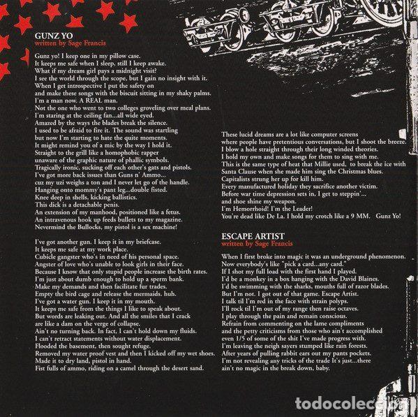 CDs de m&uacute;sica: Sage Francis &ndash; A Healthy Distrust (CD, Epitaph 6709-2) - Foto 8