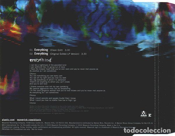 CDs de m&uacute;sica: Alanis Morissette &ndash; Everything (CD, Maverick PR04566) - Foto 3