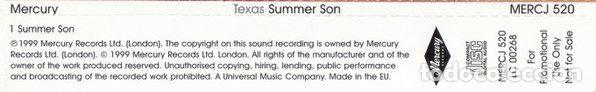 CDs de m&uacute;sica: Texas &ndash; Summer Son (CD, Mercury MERCJ 520) - Foto 4
