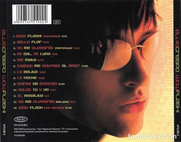 CDs de m&uacute;sica: Elvis Crespo &ndash; Wow Flash! (CD, Epic EPC 475190 2) - Foto 2