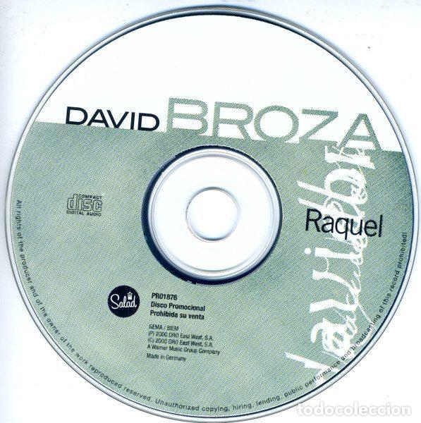 CDs de m&uacute;sica: David Broza &ndash; Raquel (CD, Salad PR01876) - Foto 3