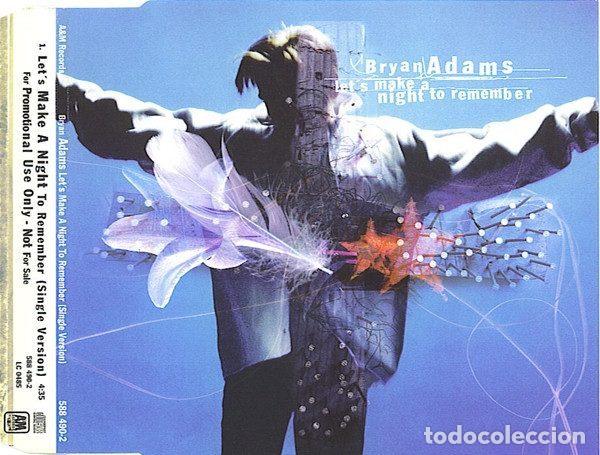 Music CDs: Bryan Adams &ndash; Let's Make A Night To Remember (CD, A&M Records 588 490-2)