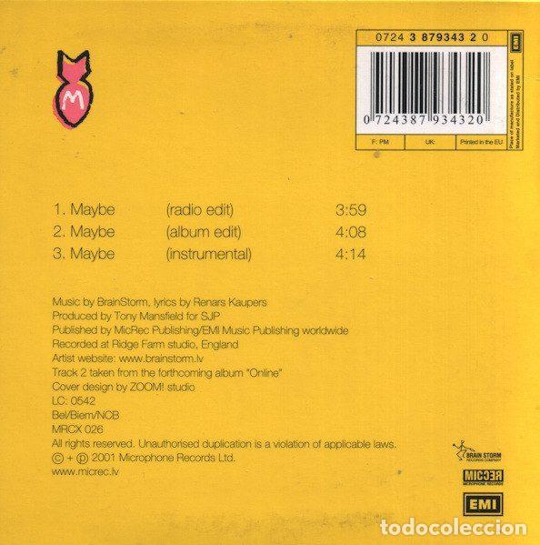 CDs de m&uacute;sica: BrainStorm &ndash; Maybe (CD, Microphone Records MRCX 026) - Foto 2