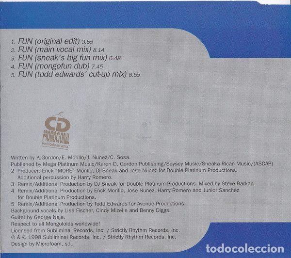CDs de m&uacute;sica: Da Mob &ndash; Fun (CD, Container Records NM 7088 CDMX) - Foto 3