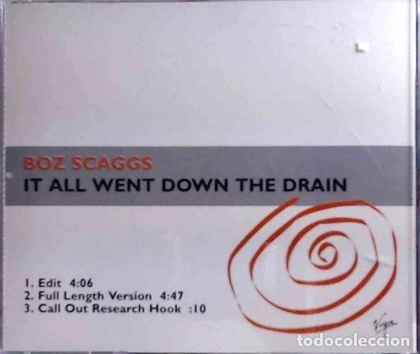 CD de M&uacute;sica: Boz Scaggs &ndash; It All Went Down The Drain (CD, Virgin 7087 6 12250 2 0)