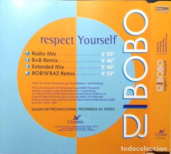 CDs de m&uacute;sica: DJ BoBo &ndash; Respect Yourself (CD, Chrysalis PE 97025) - Foto 2
