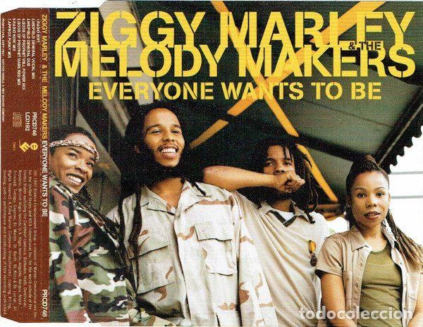 CDs de m&uacute;sica: Ziggy Marley & The Melody Makers &ndash; Everyone Wants To Be (CD, Elektra PRCD746)