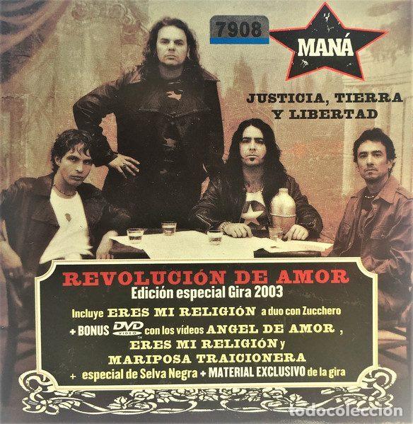Music CDs: Man&aacute; &ndash; Justicia, Tierra Y Libertad (CD, Warner Music Spain SP243W)
