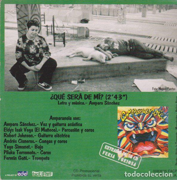 CDs de m&uacute;sica: Amparanoia &ndash; Qu&eacute; Sera De Mi? (CD, Edel 0083625-FACP) - Foto 2