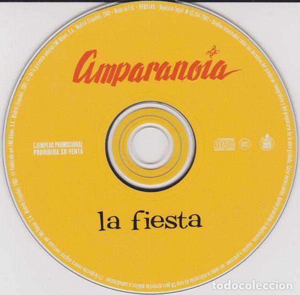 CDs de m&uacute;sica: Amparanoia &ndash; La Fiesta (CD, Hispavox PE01146) - Foto 3
