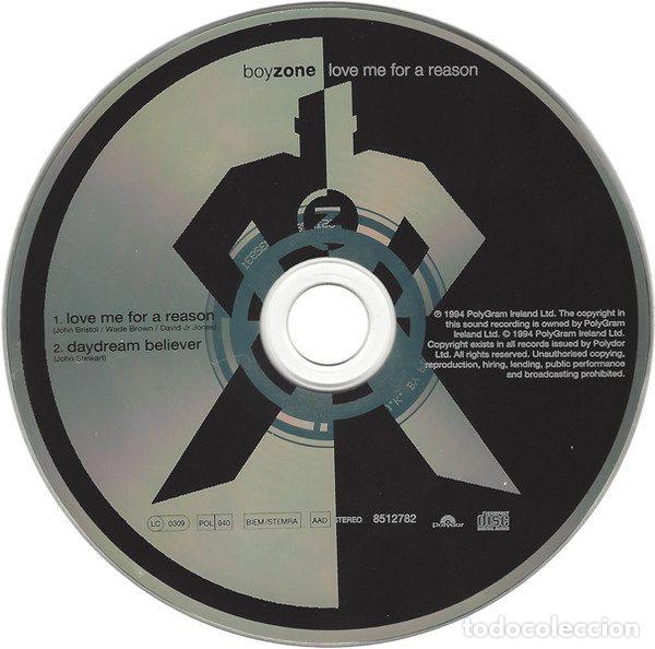 CDs de m&uacute;sica: Boyzone &ndash; Love Me For A Reason (CD, Polydor 851278-2) - Foto 3