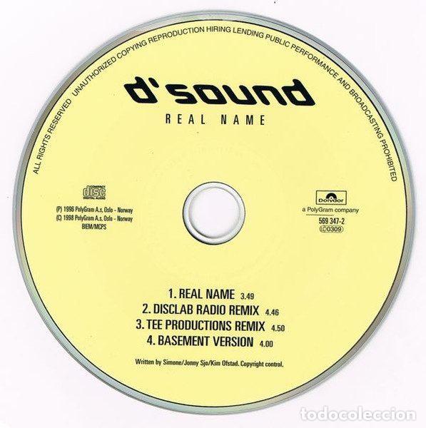 CDs de m&uacute;sica: DSound &ndash; Real Name (CD, Polydor 569 347-2) - Foto 4