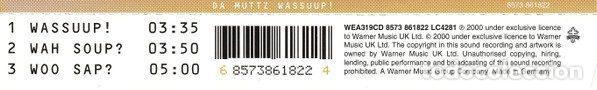 CDs de m&uacute;sica: Da Muttz &ndash; Wassuup! (CD, Eternal WEA319CD) - Foto 2