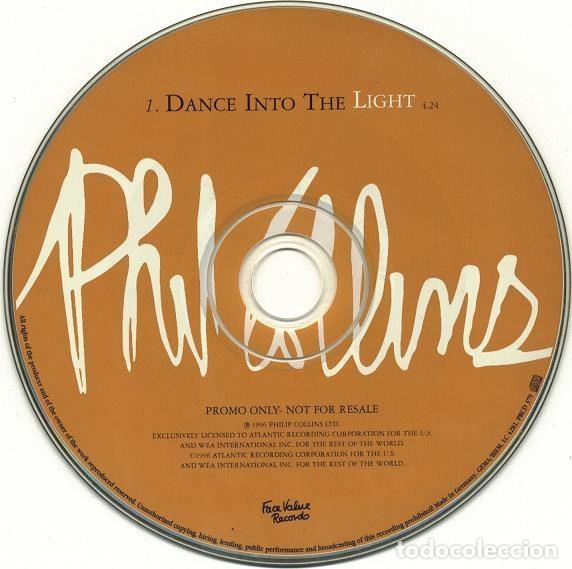 CDs de m&uacute;sica: Phil Collins &ndash; Dance Into The Light (CD, Face Value Records PRCD379) - Foto 3
