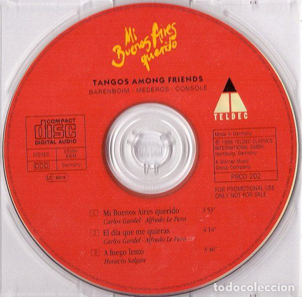Music CDs: Barenboim, Mederos, Console &ndash; Mi Buenos Aires Querido - Tangos Among Friends (CD, TELDEC PRCD 202)