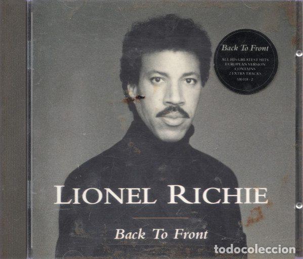 CDs de m&uacute;sica: Lionel Richie &ndash; Back To Front (CD, Motown 530 018-2)