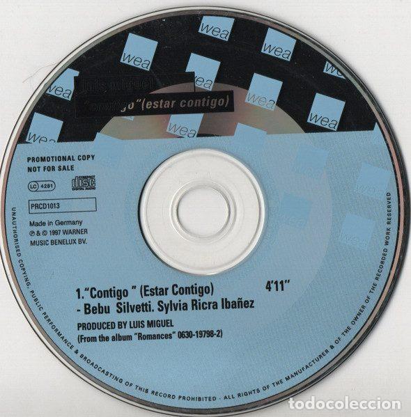 CDs de m&uacute;sica: Luis Miguel &ndash; Contigo (Estar Contigo) (CD, WEA PRCD1013)