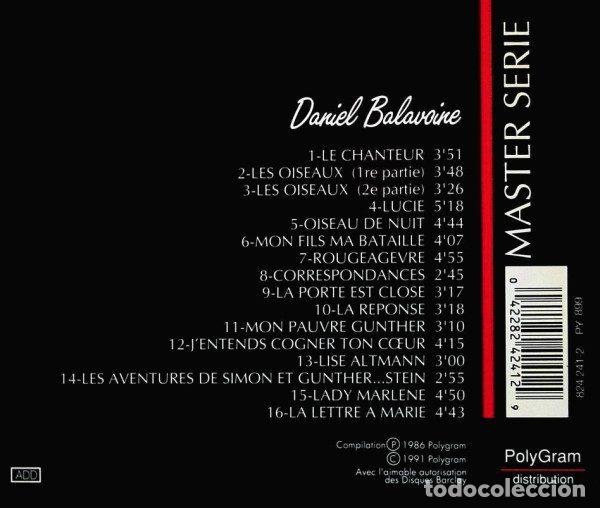 CDs de m&uacute;sica: Daniel Balavoine &ndash; Daniel Balavoine (CD, PolyGram Distribution 824 241-2) - Foto 2