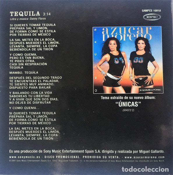 CDs de m&uacute;sica: Azucar Moreno &ndash; Tequila (CD, Epic SAMPCS 10910) - Foto 3