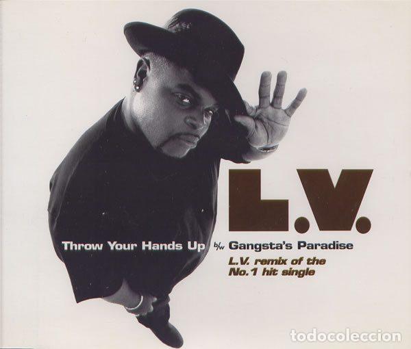 Musik-CDs: L.V. &ndash; Throw Your Hands Up b/w Gangsta's Paradise (L.V. Remix) (CD, Tommy Boy TBCD 699)