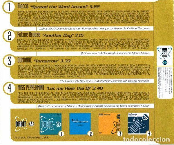 CDs de m&uacute;sica: Various &ndash; Promo Orbit-a Vol. 4 (CD, Orbit-A ORBITA IV n&ordm;2) - Foto 2
