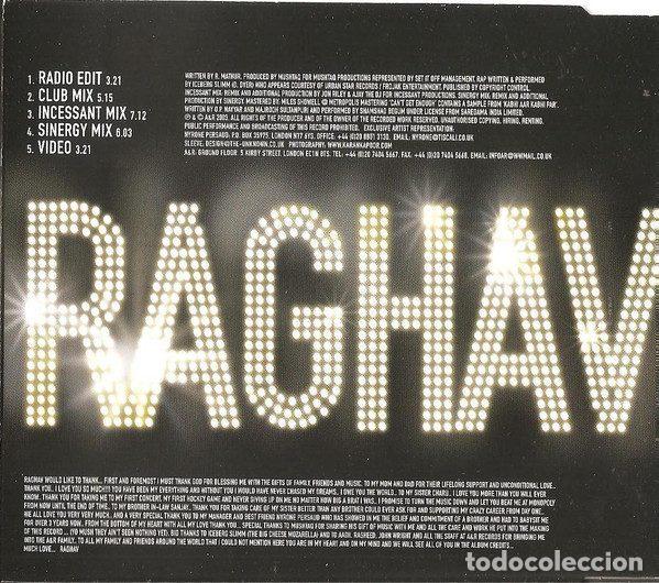 CDs de m&uacute;sica: Raghav &ndash; Cant Get Enough (CD, A+R ANR1CDS) - Foto 2