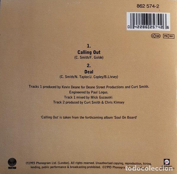 CDs de m&uacute;sica: Curt Smith &ndash; Calling Out (CD, Vertigo 862 574-2) - Foto 2