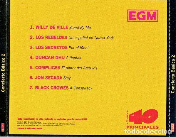 CDs de m&uacute;sica: Various &ndash; Concierto Basico 2 (CD, EGM 19011) - Foto 3
