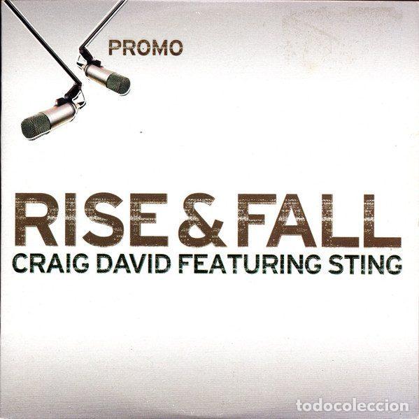 CDs de m&uacute;sica: Craig David Featuring Sting &ndash; Rise & Fall (CD, Wildstar Records PR03958)