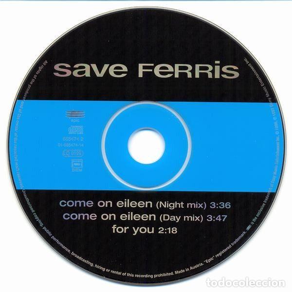 CDs de m&uacute;sica: Save Ferris &ndash; Come On Eileen (CD, Epic 665474 2) - Foto 4