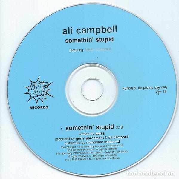 Music CDs: Ali Campbell Featuring Kibibi Campbell &ndash; Somethin' Stupid (CD, Kuff Records KUFFCDJ 5)