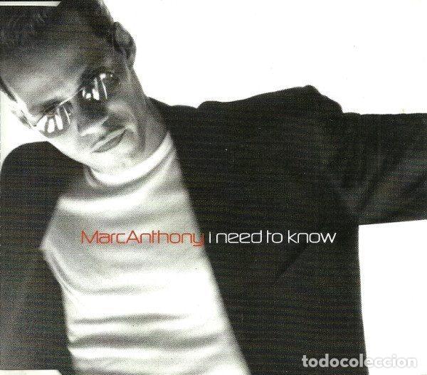 Musik-CDs: Marc Anthony &ndash; I Need To Know (CD, Columbia SAMPCS 7728 1)