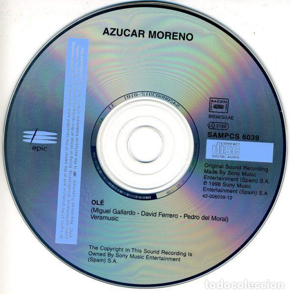 CDs de m&uacute;sica: Azucar Moreno &ndash; Ol&eacute; (CD, Epic SAMPCS 6039) - Foto 3