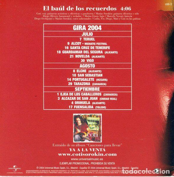 CDs de m&uacute;sica: Coti &ndash; El Ba&uacute;l De Los Recuerdos (CD, Universal coti-3) - Foto 2