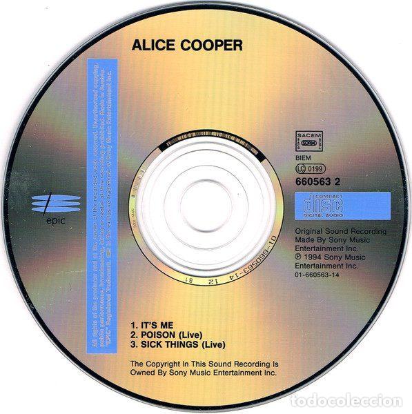 CDs de m&uacute;sica: Alice Cooper &ndash; Its Me (CD, Epic 660563 5) - Foto 4
