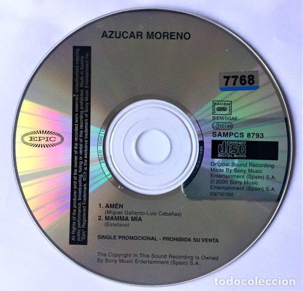 CDs de m&uacute;sica: Azucar Moreno &ndash; Amen (CD, Epic SAMPCS 8793) - Foto 4