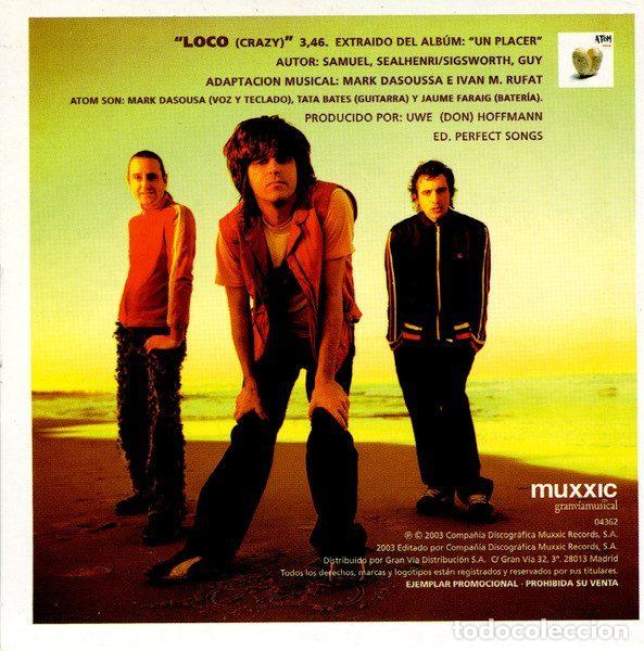 CDs de m&uacute;sica: Atom &ndash; Loco (Crazy) (CD, Muxxic 04362) - Foto 2