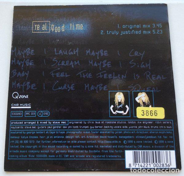 CDs de m&uacute;sica: Alda &ndash; Real Good Time (CD, Q Zone 5300283) - Foto 2