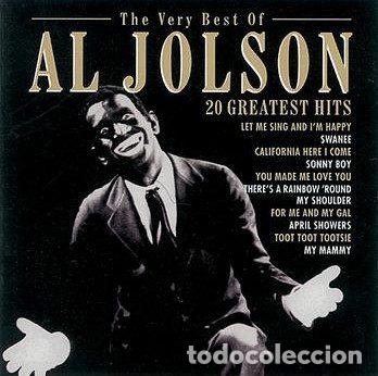 CD de M&uacute;sica: Al Jolson &ndash; The Very Best Of Al Jolson - 20 Greatest Hits (CD, Prism Leisure Corporation PLATCD 130)