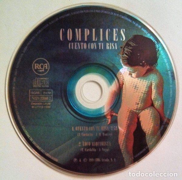 CDs de m&uacute;sica: C&oacute;mplices &ndash; Cuento Con Tu Risa (CD, RCA 74321 23568-2) - Foto 3