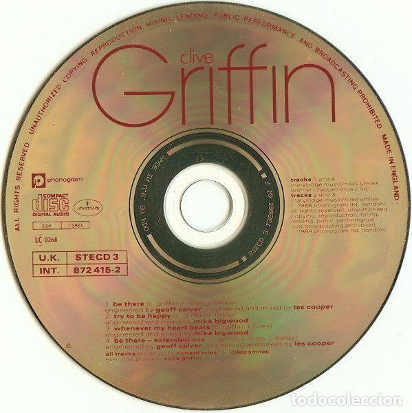 CDs de m&uacute;sica: Clive Griffin &ndash; Be There (CD, Mercury STECD 3) - Foto 3