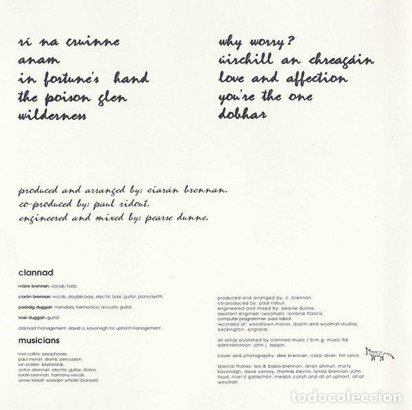CDs de m&uacute;sica: Clannad &ndash; Anam (CD, RCA PD 74762) - Foto 4
