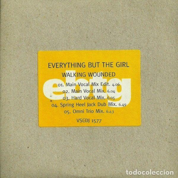 CD de M&uacute;sica: Everything But The Girl &ndash; Walking Wounded (CD, Virgin VSCDJ 1577)