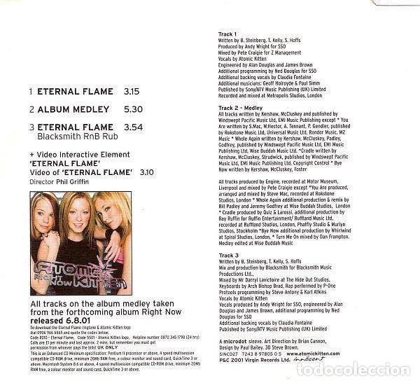 CDs de m&uacute;sica: Atomic Kitten &ndash; Eternal Flame (CD, Virgin 724389780505) - Foto 2