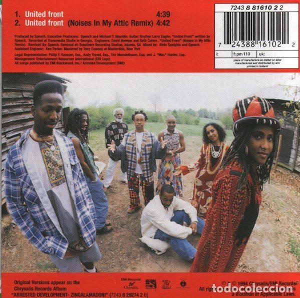 CDs de m&uacute;sica: Arrested Development &ndash; United Front (CD, Chrysalis 7243 8 81610 2 2) - Foto 2